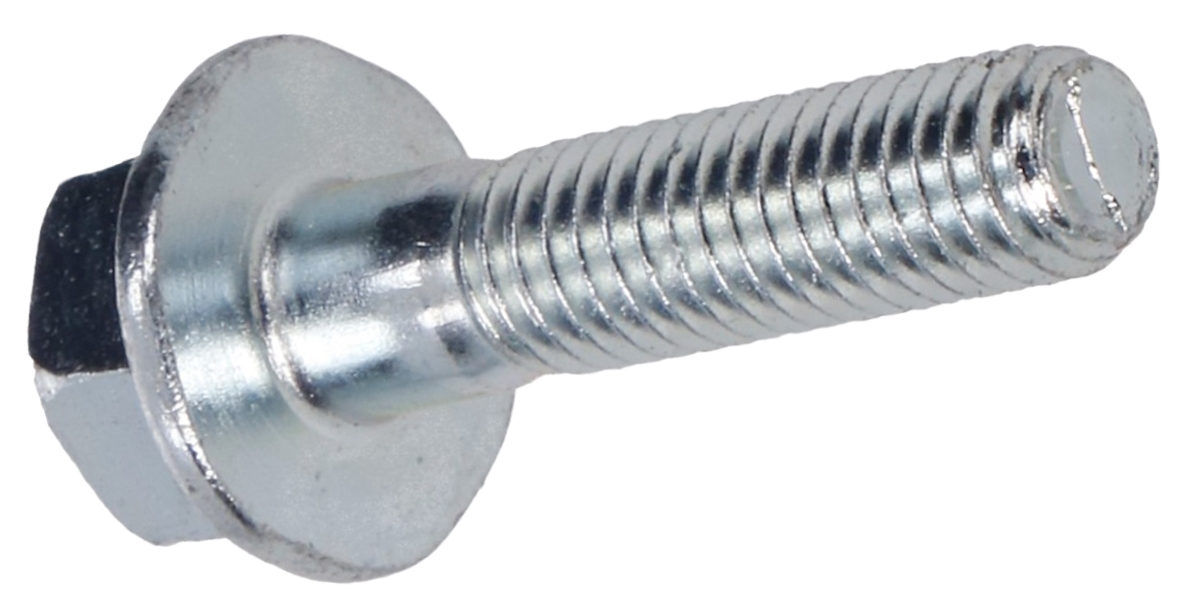 Болт М5х35 DIN6921 8,8 ч/р з ш/г та фланцем без зубців цинк М