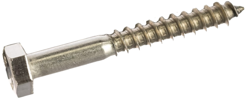 DIN 571 A2 Шурупи для дерева з шестигранною головкою М