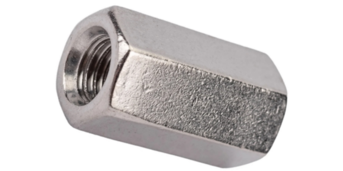 Гайка М5х15 висока DIN6334 нержавійка А2 К