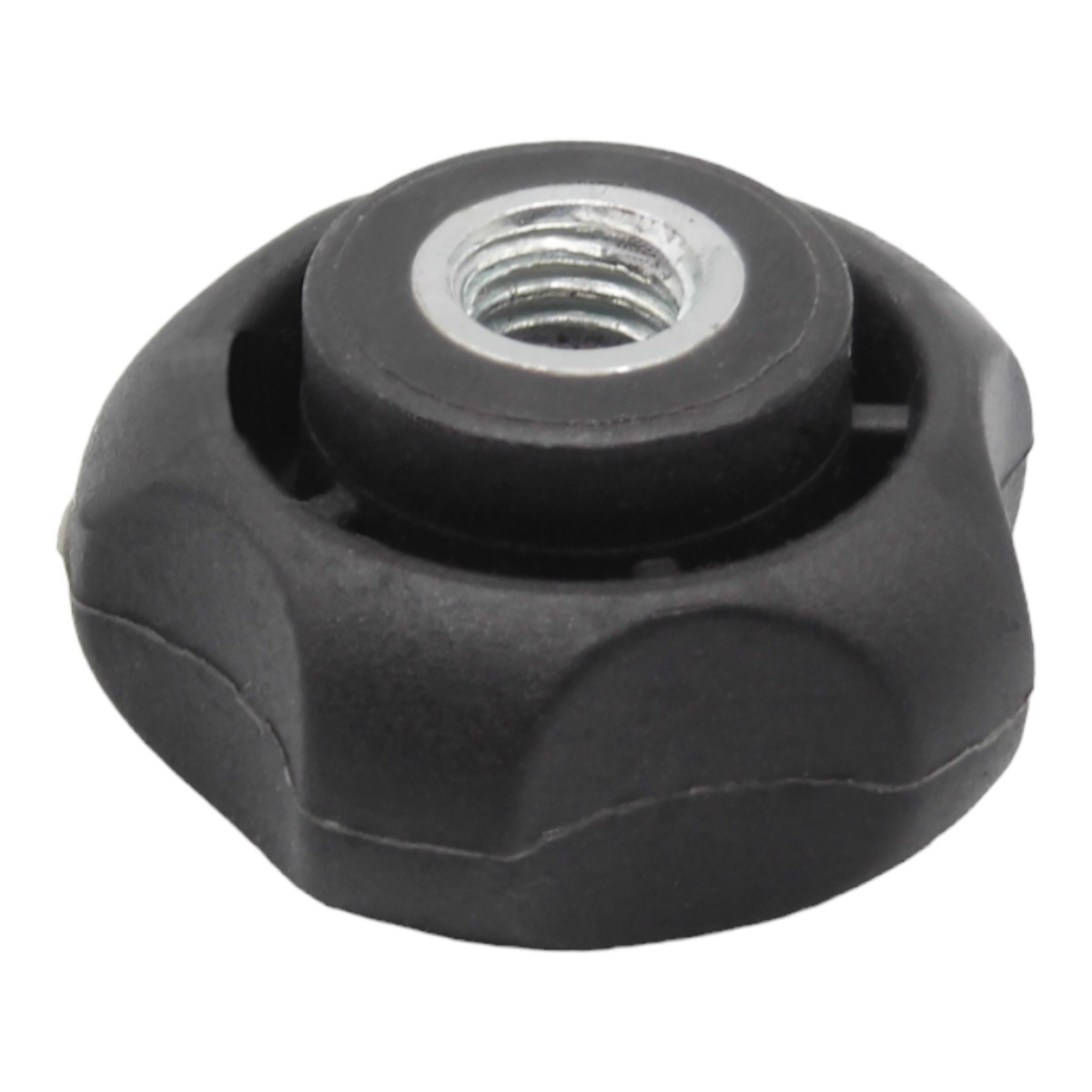 Фіксатор М6 D25мм глухий чорний Steelfix